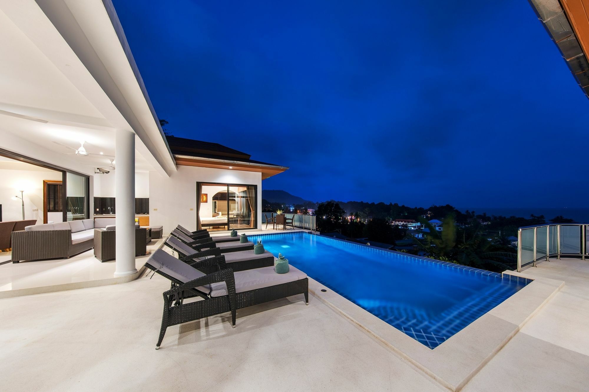 Sunny Banks - Modern Sea View 4 Bed Pool Villa Maret Exterior foto