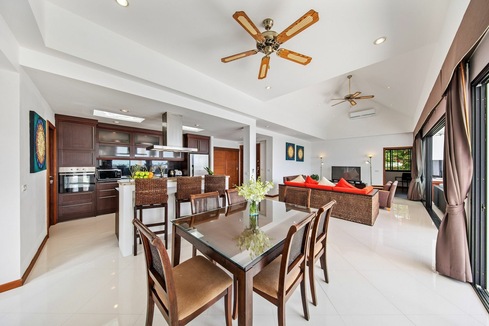 Sunny Banks - Modern Sea View 4 Bed Pool Villa Maret Exterior foto